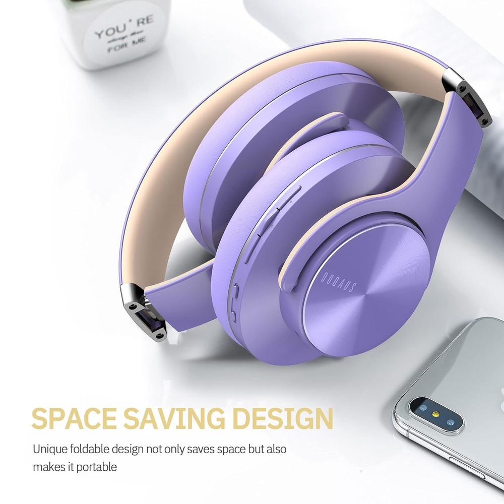 thinkstar Bluetooth Headphones Over Ear, 52 Hours Playtime Wireless Headphones With 3 Eq Modes, Noise Isolating Hifi Stereo Headphones …