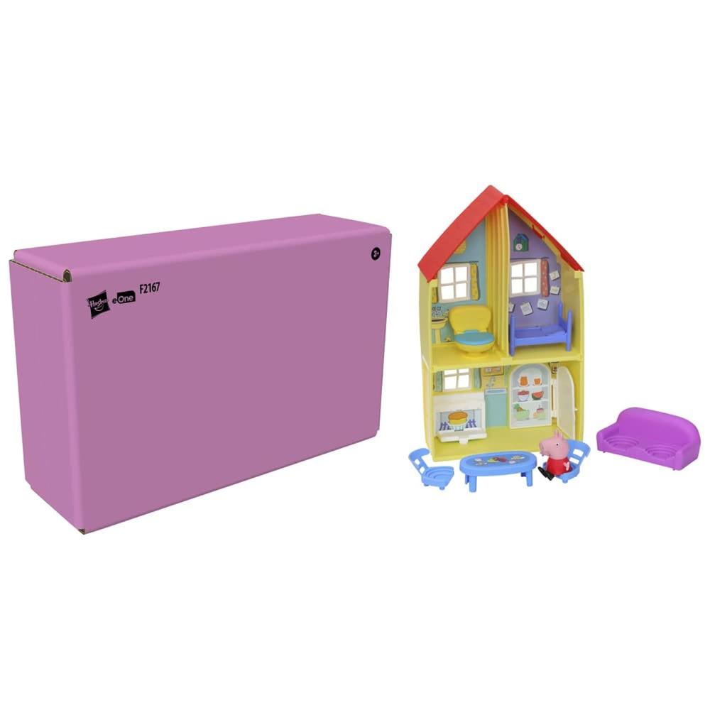 Hasbro Peppa Pig Peppa’s Adventures Family House Playset, Includes figure and 6 Fun Accessories, Preschool Toy for Ages 3 Up