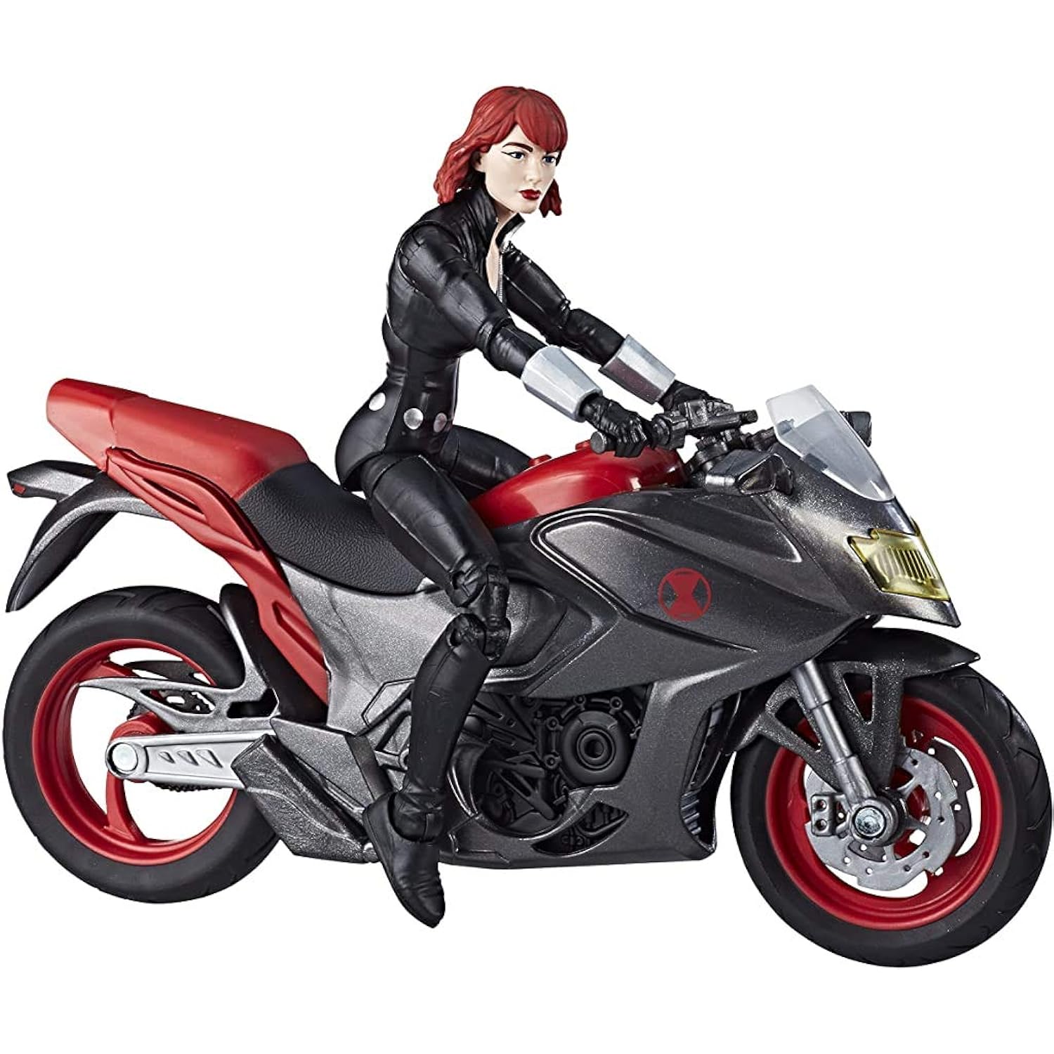 Hasbro Marvel Legends Series 6-inch Black Widow with Motorcycle