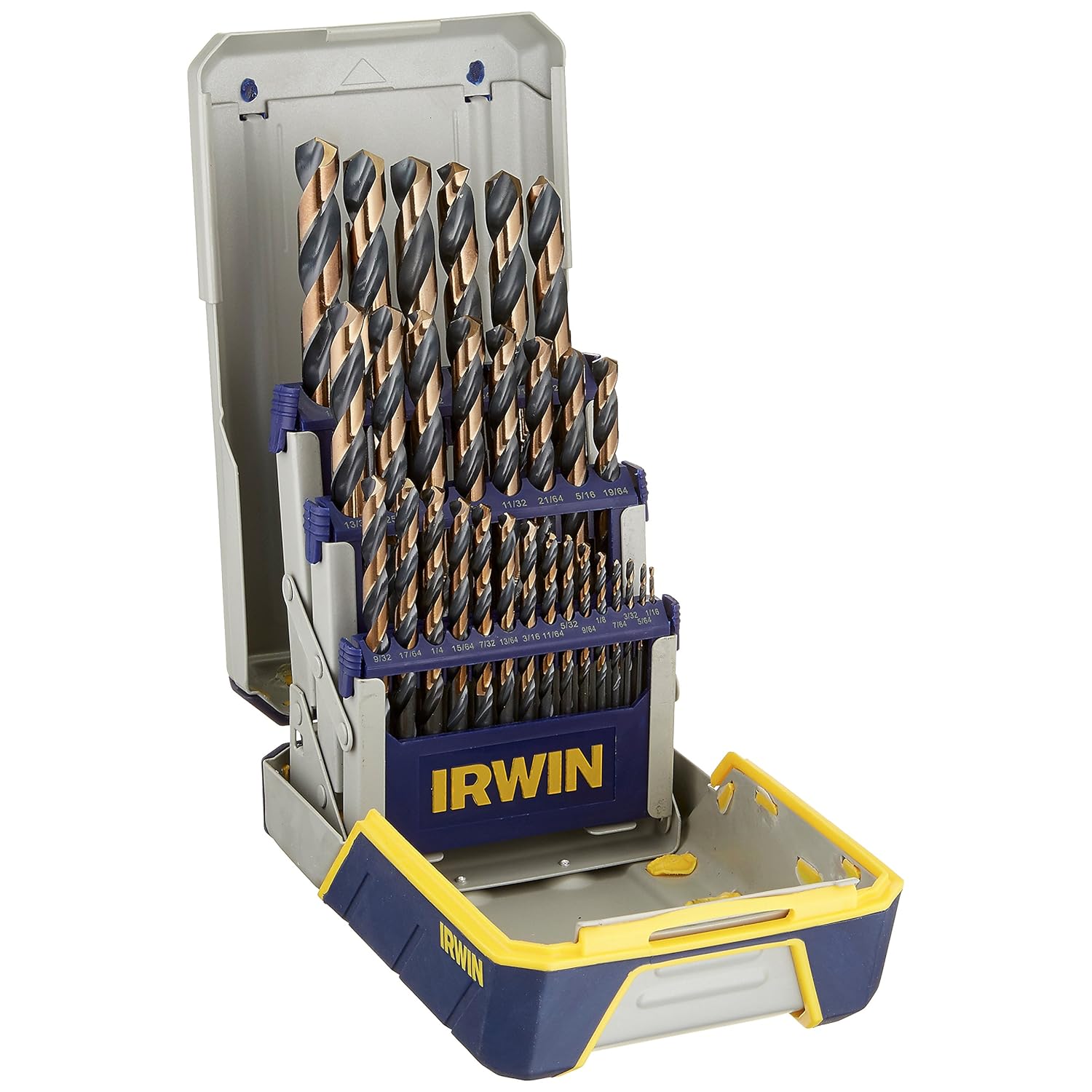 IRWIN Drill Bit Set, High-Speed Steel, 29-Piece (3018005)