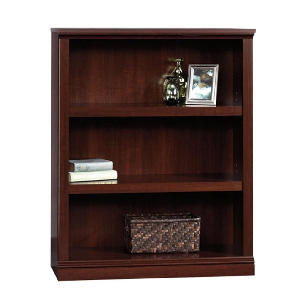 Sauder Select Collection 3 Shelf Bookcase, Select Cherry finish