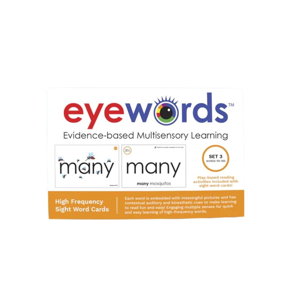 thinkstar Multisensory Sight Word Cards, Set #3, Words 101-150