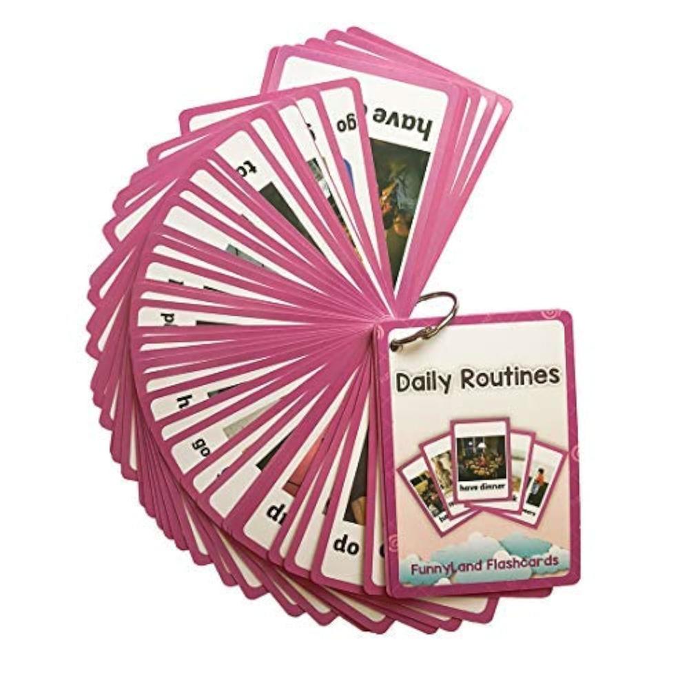 thinkstar Daily Routines Gestures English Flash Cards Baby Card ...