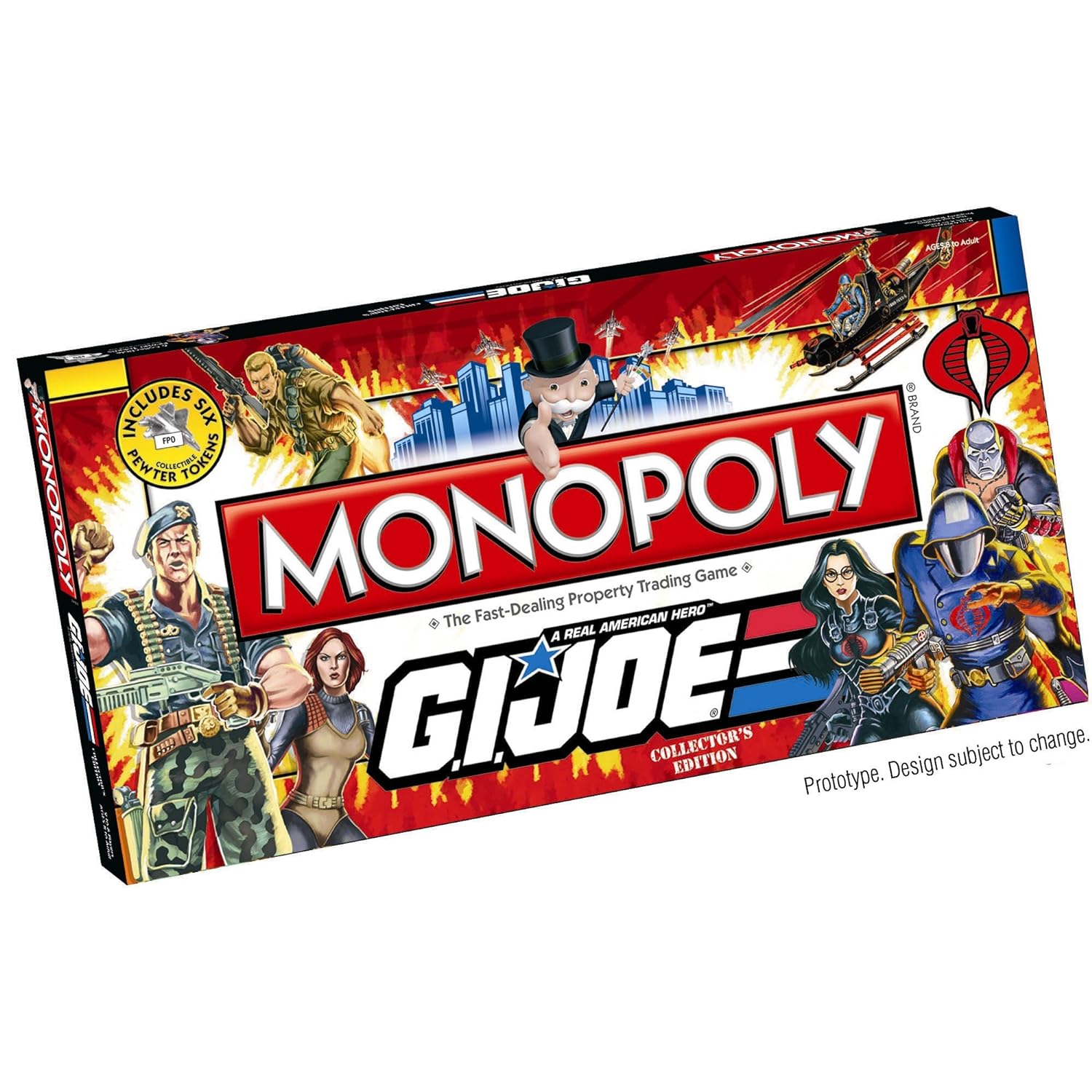 USAOPOLY Gi Joe Monopoly Games