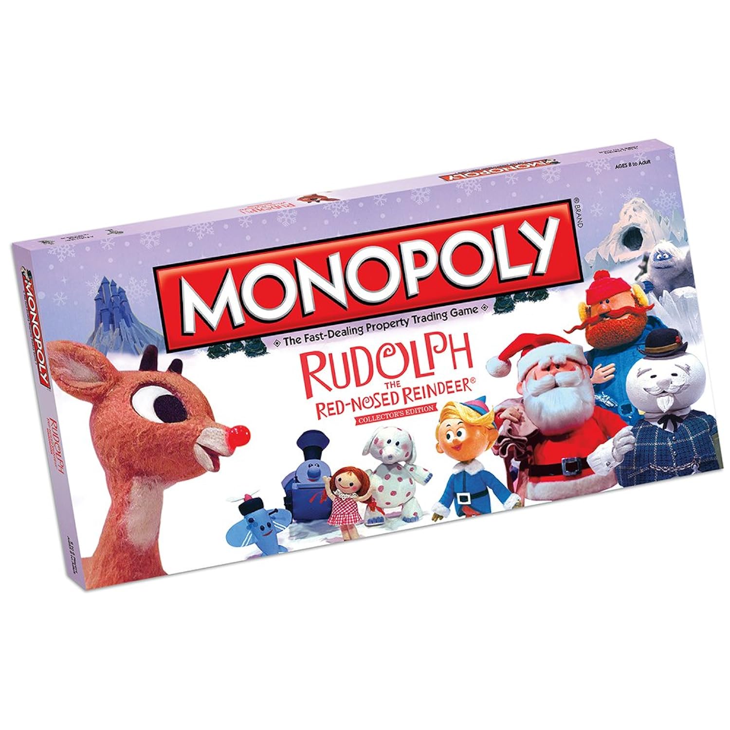 USAopoly Monopoly: Rudolph The Red-Nosed Reindeer Collector's Edition