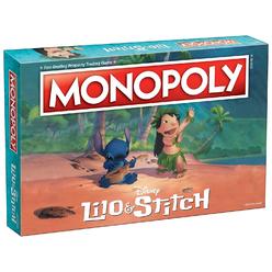 USAopoly Monopoly: Disney Lilo & Stitch | Buy, Sell, Trade Characters from Disney?s Animated Film | Classic Monopoly Game | Official?