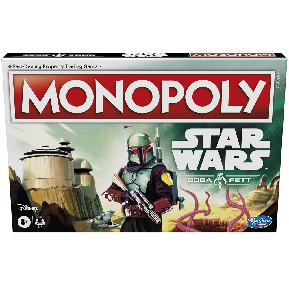 Hasbro MONOPOLY: Star Wars Boba Fett Edition Board Game for Kids Ages 8+, Inspired by The Star Wars Movies and The Mandalorian TV …