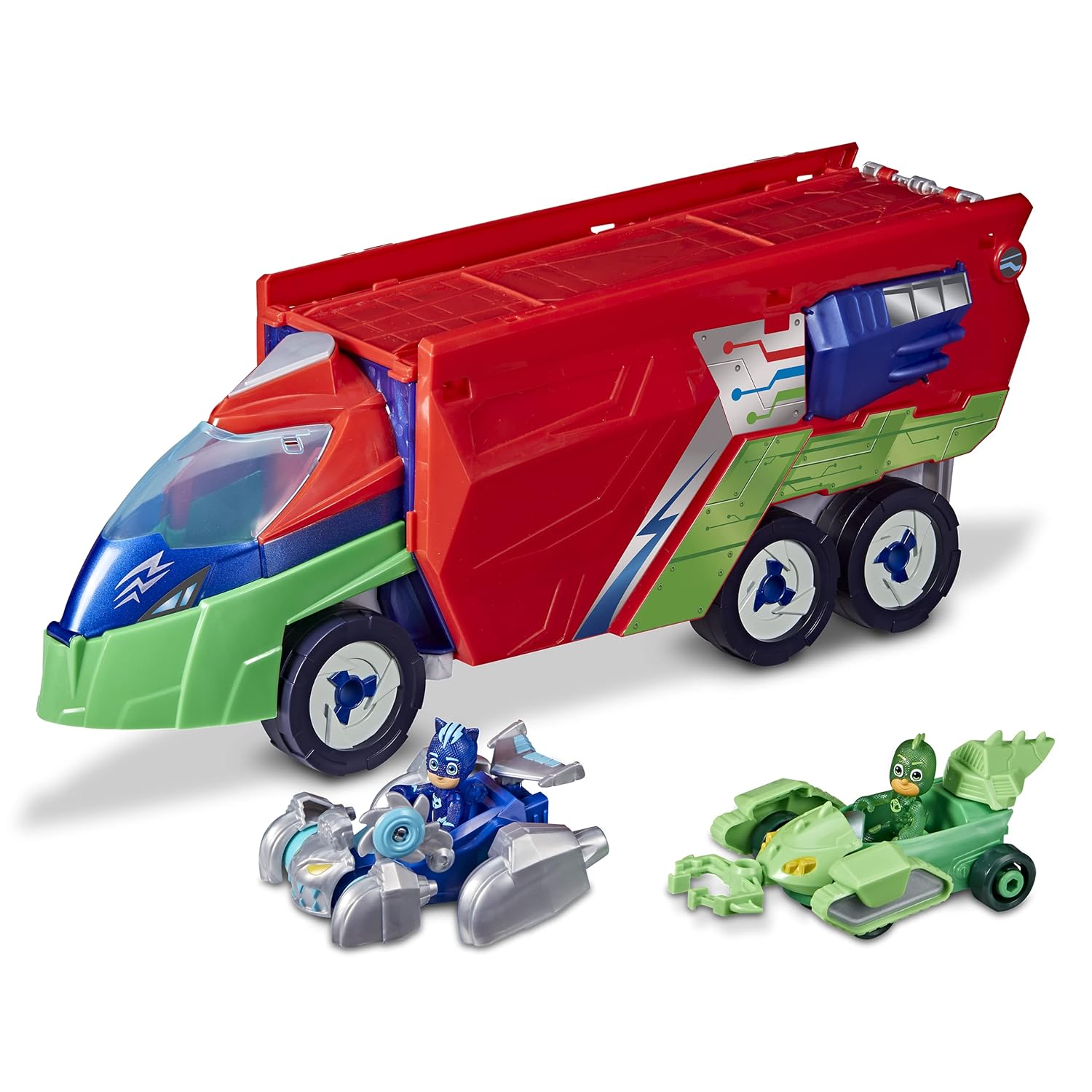 Hasbro PJ Masks PJ Launching Seeker Preschool Toy, Transforming Vehicle Playset with 2 Cars, 2 Action Figures, and More, for Kids …