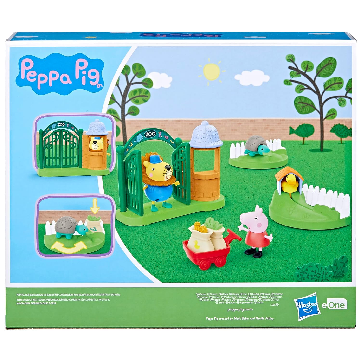 Hasbro Peppa Pig Toys Peppa's Day at The Zoo Playset, 2 Figures and 6 Themed Accessories, 3-Inch Scale Preschool Toy for Kids Ages…