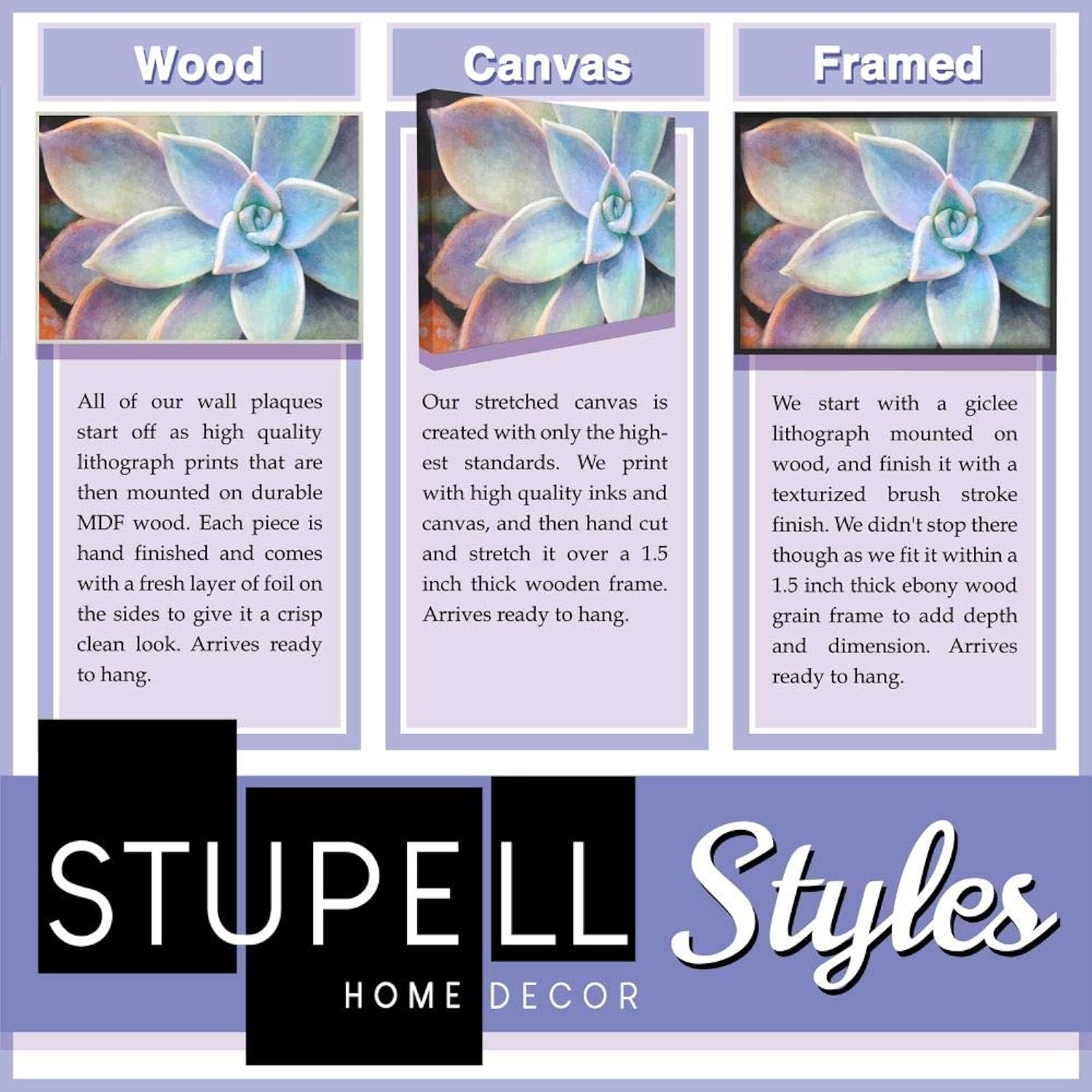 Stupell Industries Stay Awhile Family Home Inspirational Pink Flower Grey Design Stretched Canvas Wall Art by Kimberly Alle…