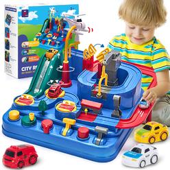 thinkstar Toys For 3 Year Old Boys - Car Toys Toddler Toys Kids Toys For Boys Girls Preschool Boys Toys Race Track Educational Rescue…