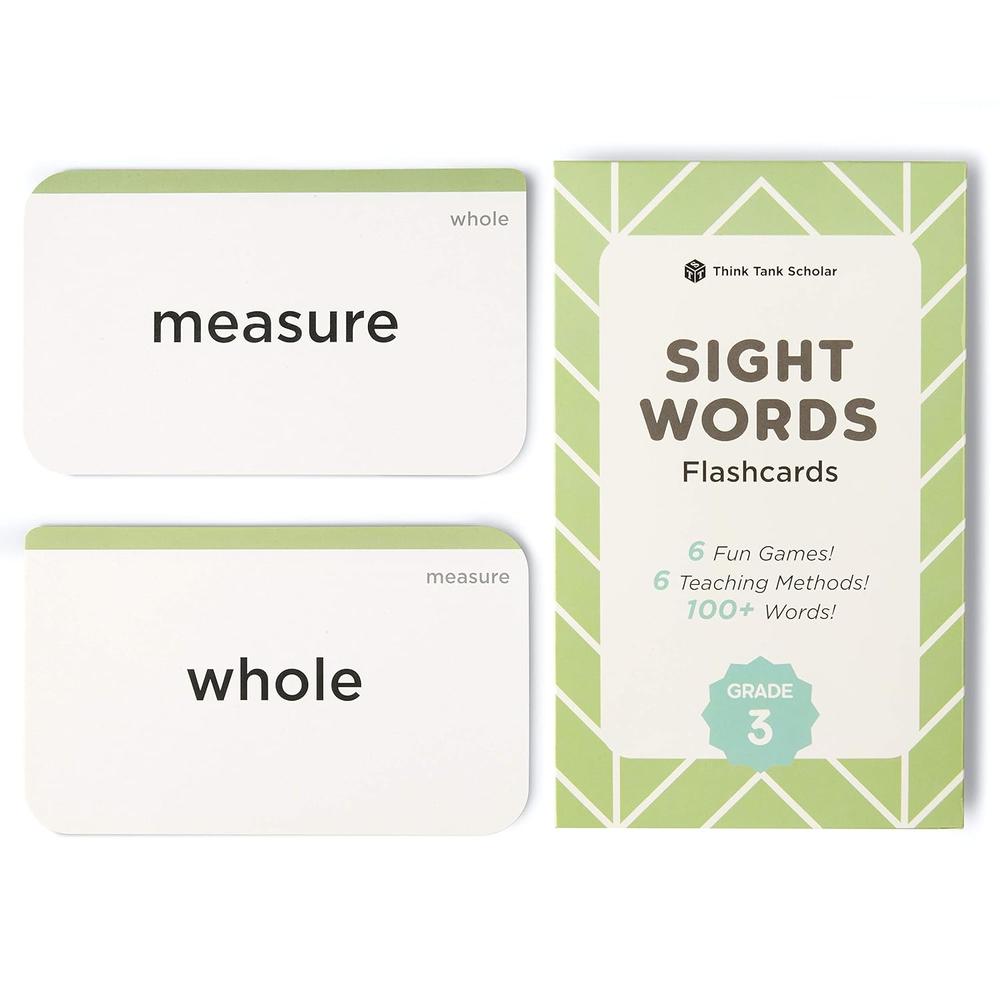thinkstar 3Rd Grade Sight Words Flash Cards (Third Grade) Pack - 100+ Dolch & Fry (High Freqency) Sight Word - Learn To Read, Phonics…
