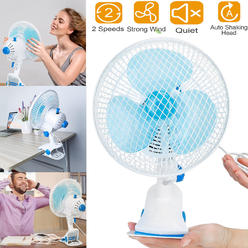 imountek 8.6" Portable Desk Fan Oscillating Fans Mini Clip Fan Stroller Cooling Fan Quiet