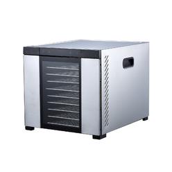 Samson "Silent" 10 Tray Stainless Steel Dehydrator with Glass Door and Digita...