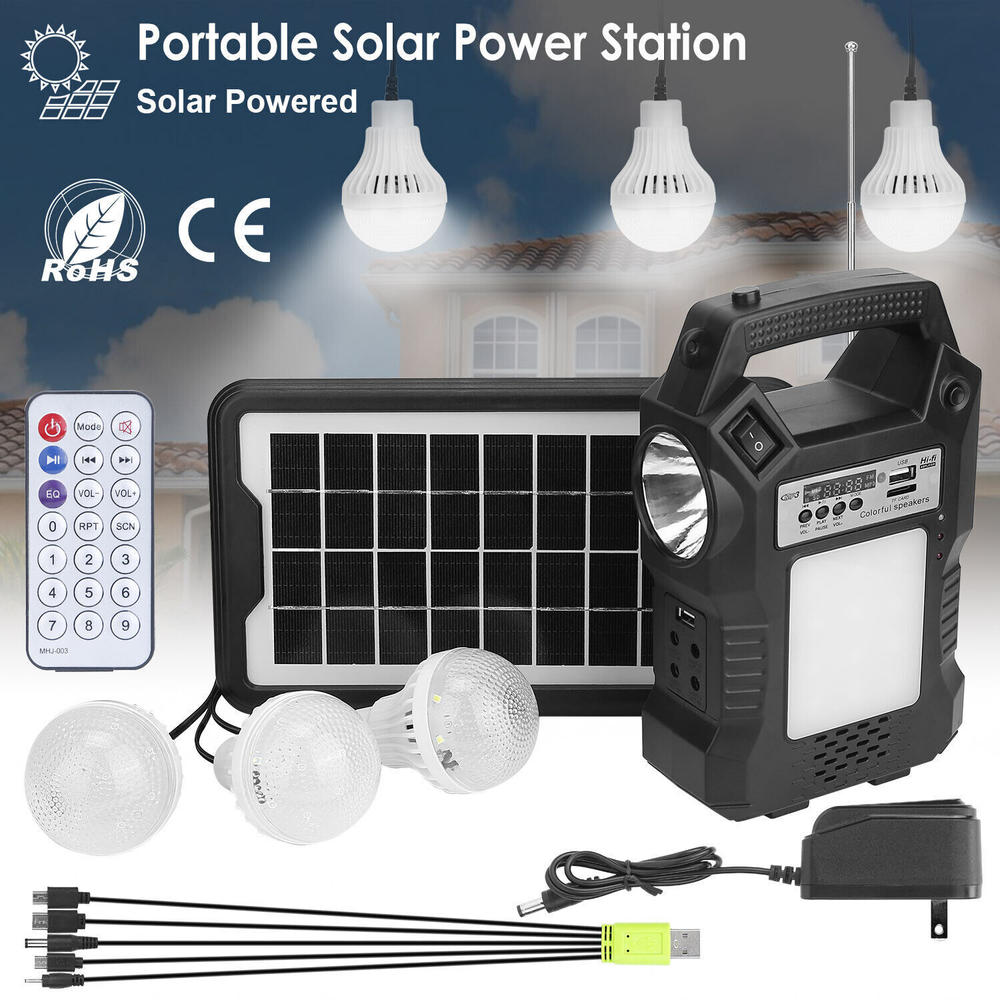 thinkstar Solar Power Station Portable Generator Panel Power Bank Outlet Camping Emergency