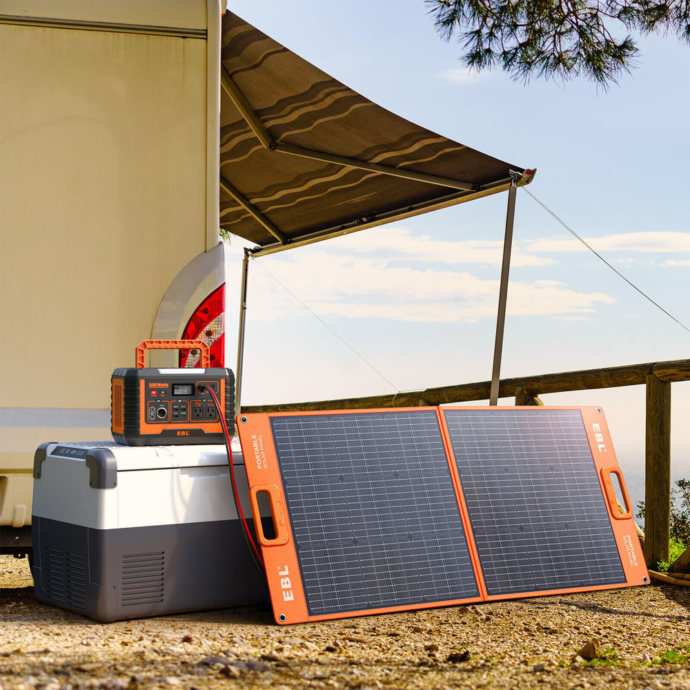 thinkstar Ebl Portable Power Station 500W Solar Generator(Peak 1000W) Power Battery