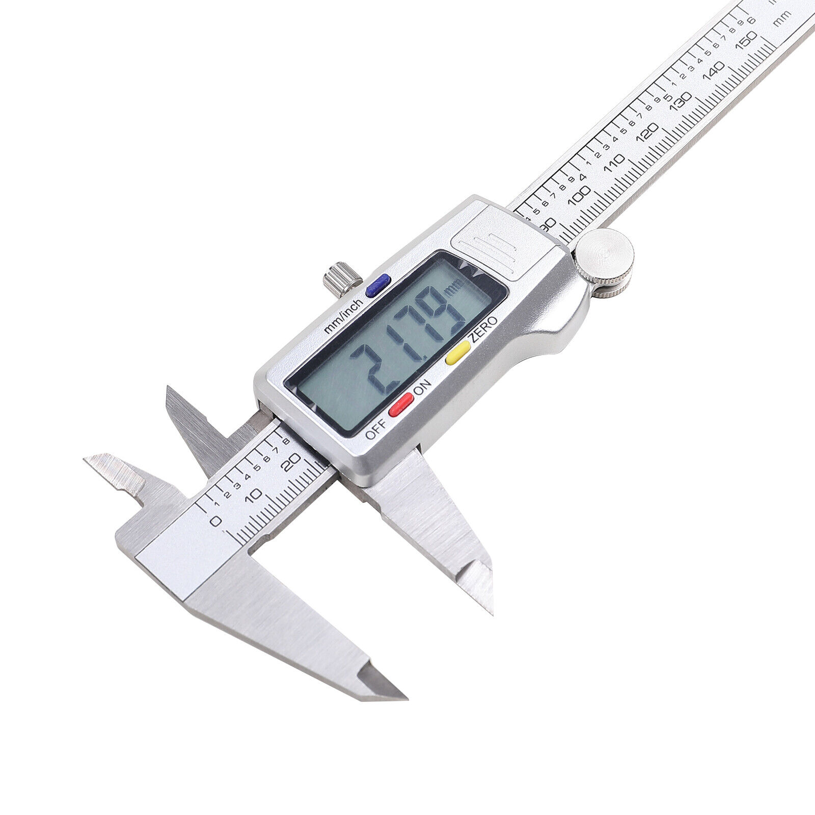 thinkstar Stainless Steel Digital Vernier Caliper 6" Measuring Tool Lcd Screen Micrometer