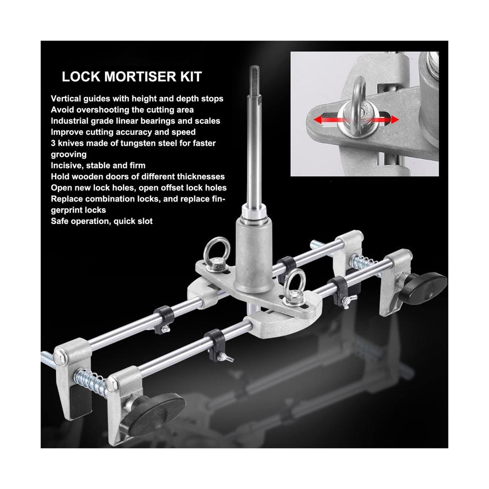 thinkstar Door Lock Hole Opener Slotting Machine Solid Wood Mortiser ...