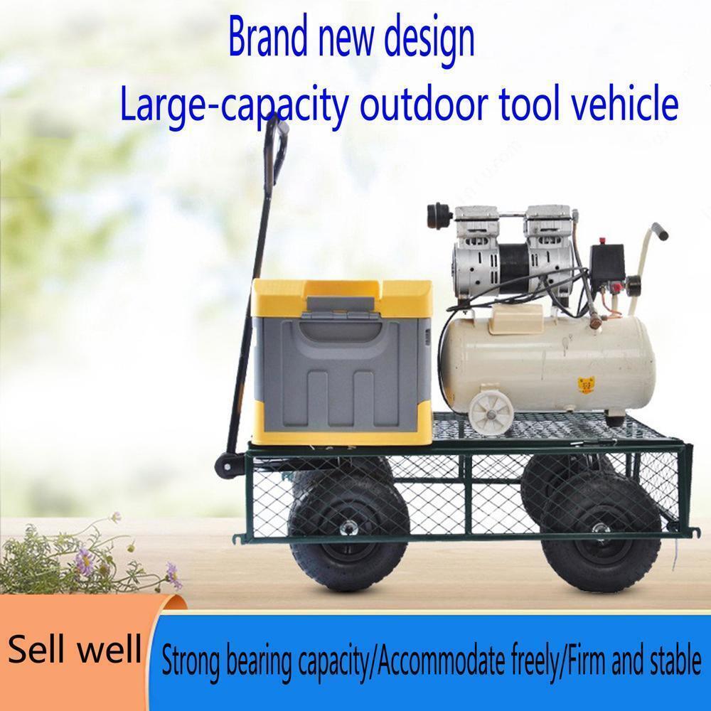 thinkstar High Quality Wagon Cart Garden Cart Trucks Easier To Transport Firewood New Styl