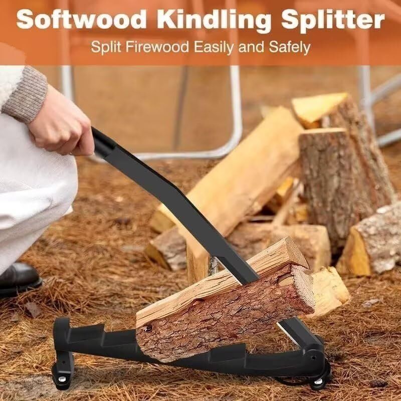 thinkstar Manual Wall Mounted Firewood Kindling Splitter Softwood Wood Kindling Splitter