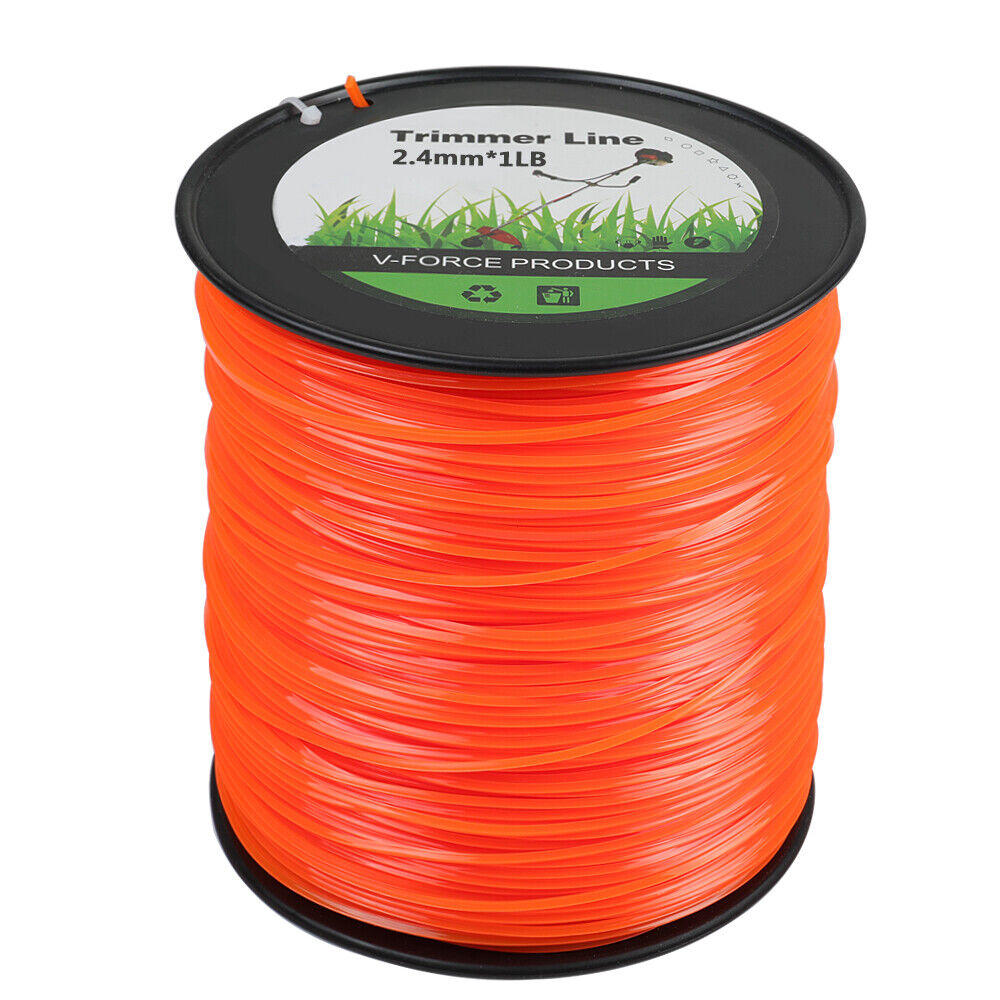 thinkstar 4Pc 5Lb .095 String Trimmer Line By 1850Ft Square Nylon Weed Eater String Spool