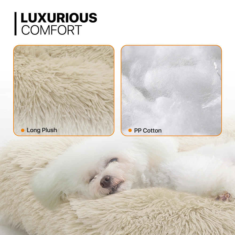 thinkstar Plush Pet Dog Cat Bed Rectangle Sleeping Bed Ultra Soft Mat Sleeping Kennel Nest