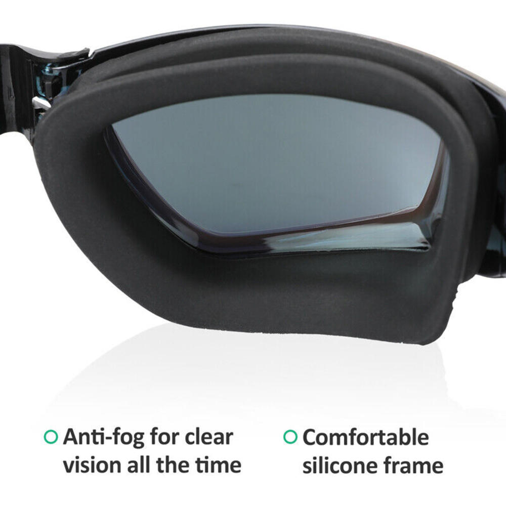 thinkstar Swimming Goggles Anti-Fog Uv Protection Swim Electric Plating Glasses Men Women