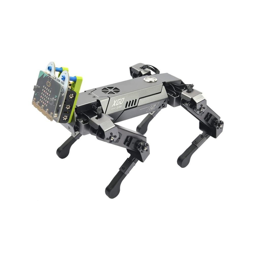 thinkstar Elecfreaks Microbit Robotic Dog Xgo Kit, 12 Movable Joint Diy Programmable Fu...