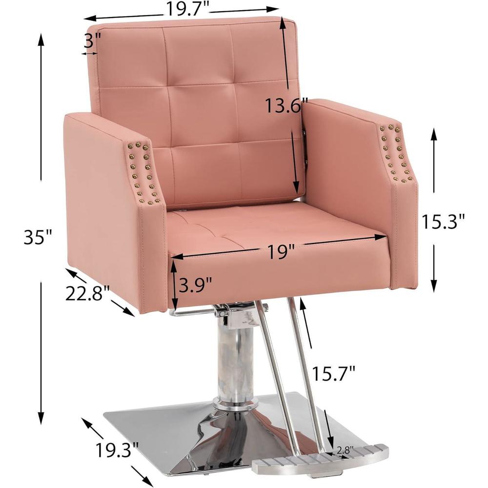 thinkstar Hydraulic Barber Chair Salon Chair Tattoo Chair For Shampoo Beauty Salon Spa
