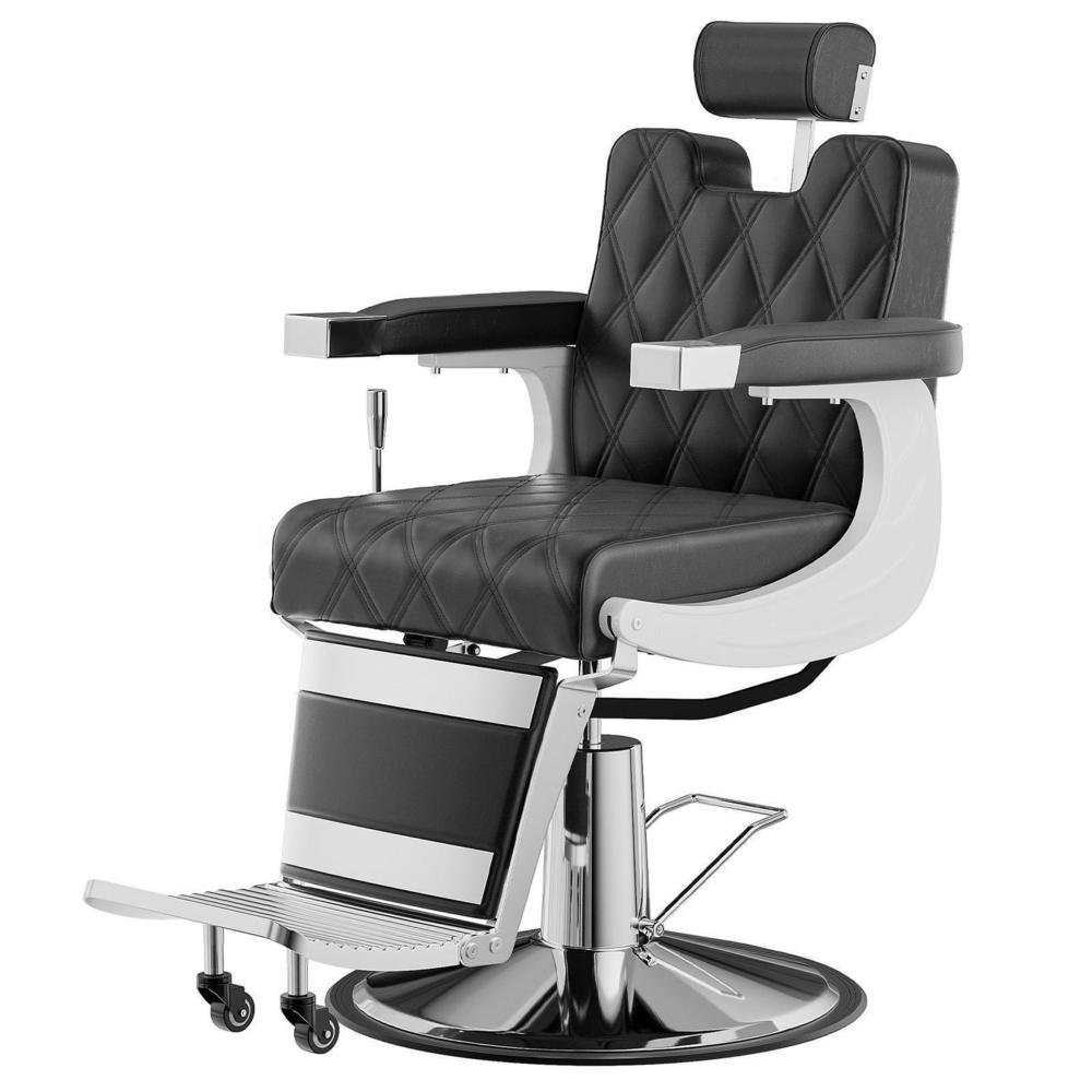 thinkstar Black All Purpose Vintage Barber Chair Heavy Duty Hydraulic Salon Beauty Styling