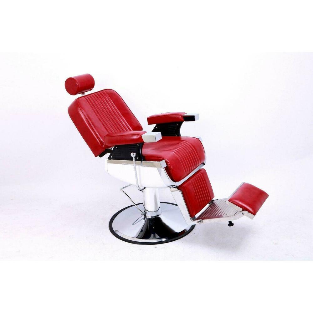 thinkstar Vintage Barber Chair Heavy Duty Barber Chairs Hydraulic Reclining Salon Chair