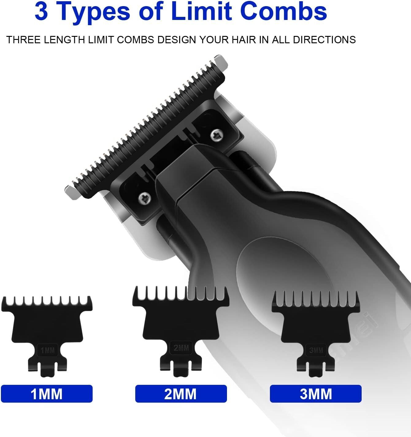thinkstar Cordless Hair Trimmer 0Mm Men'S Clipper Professional Electric Cutting Machine