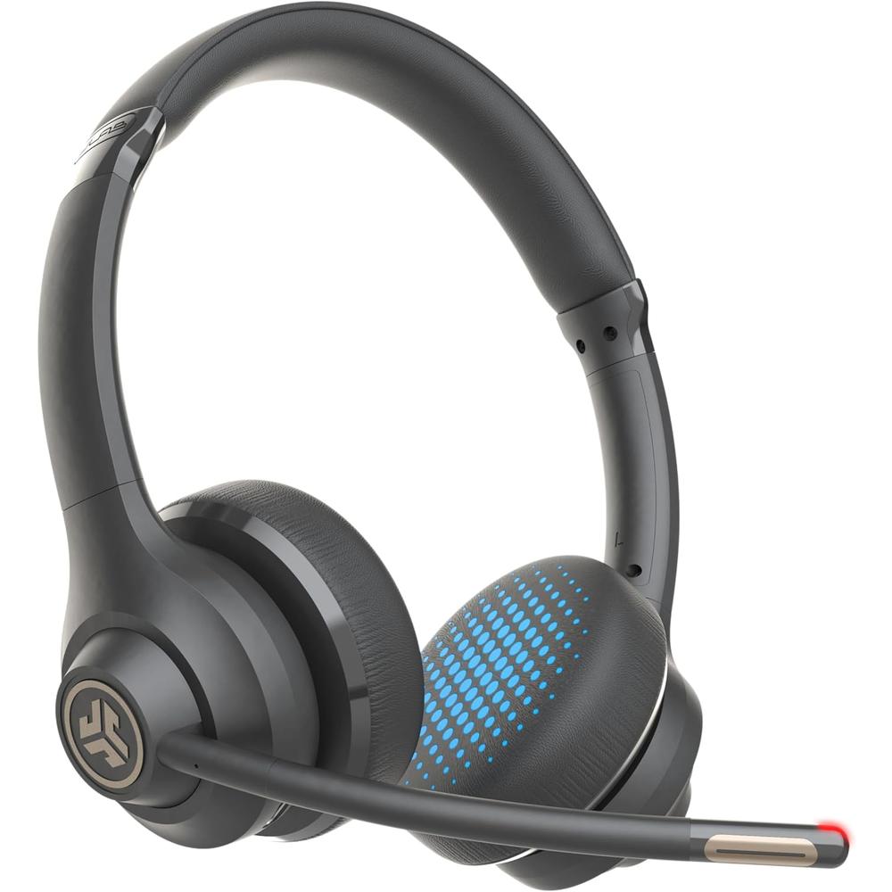 thinkstar Wireless Headsets with Microphone - 55+ Playtime PC Bluetooth Headset and Multipoint Connect to Laptop Computer and Mobile - Wir