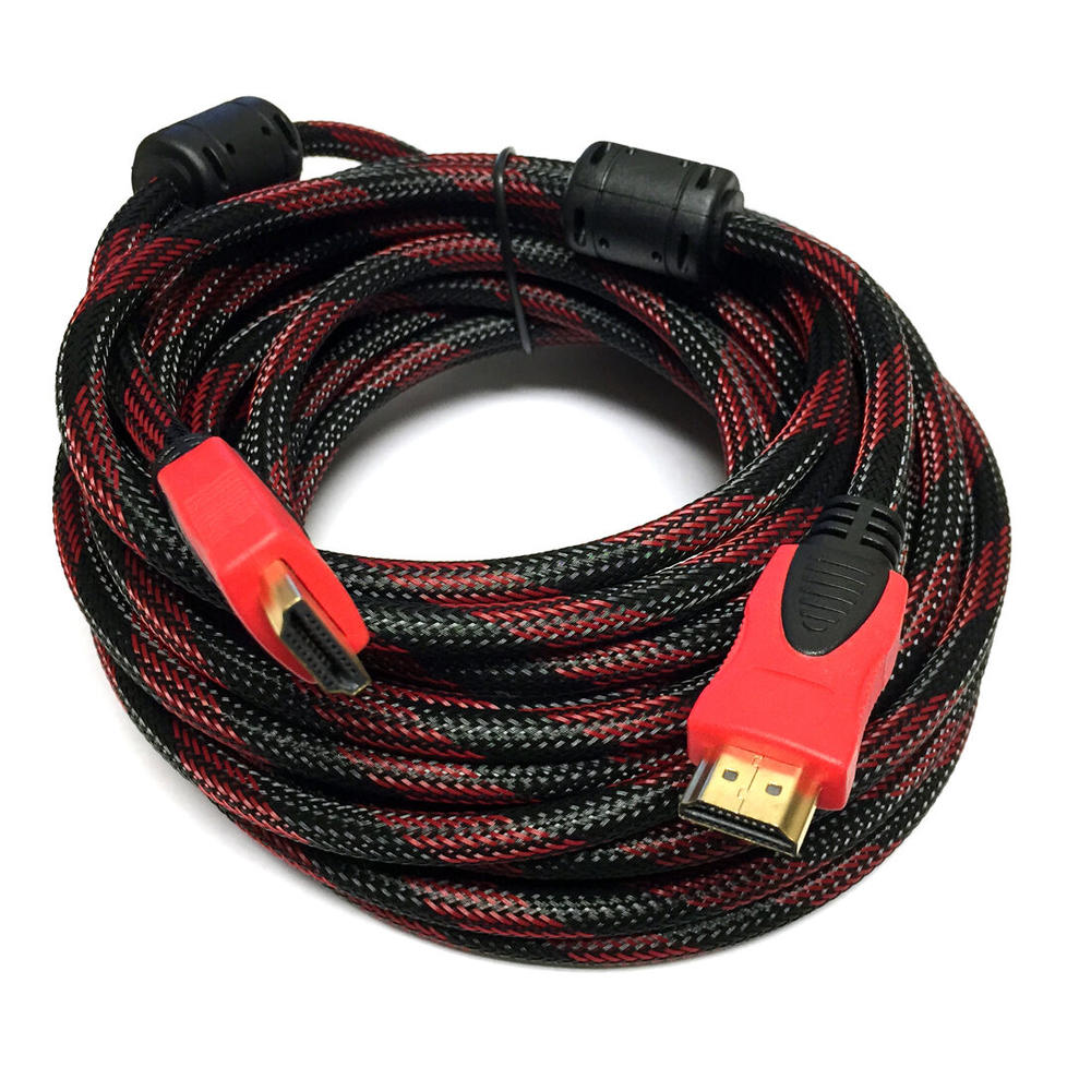 thinkstar Premium 15Ft Hdmi Cable 1.3 Bluray 3D Tv Dvd Ps3 Hdtv Xbox Lcd Led 1080P Red Us