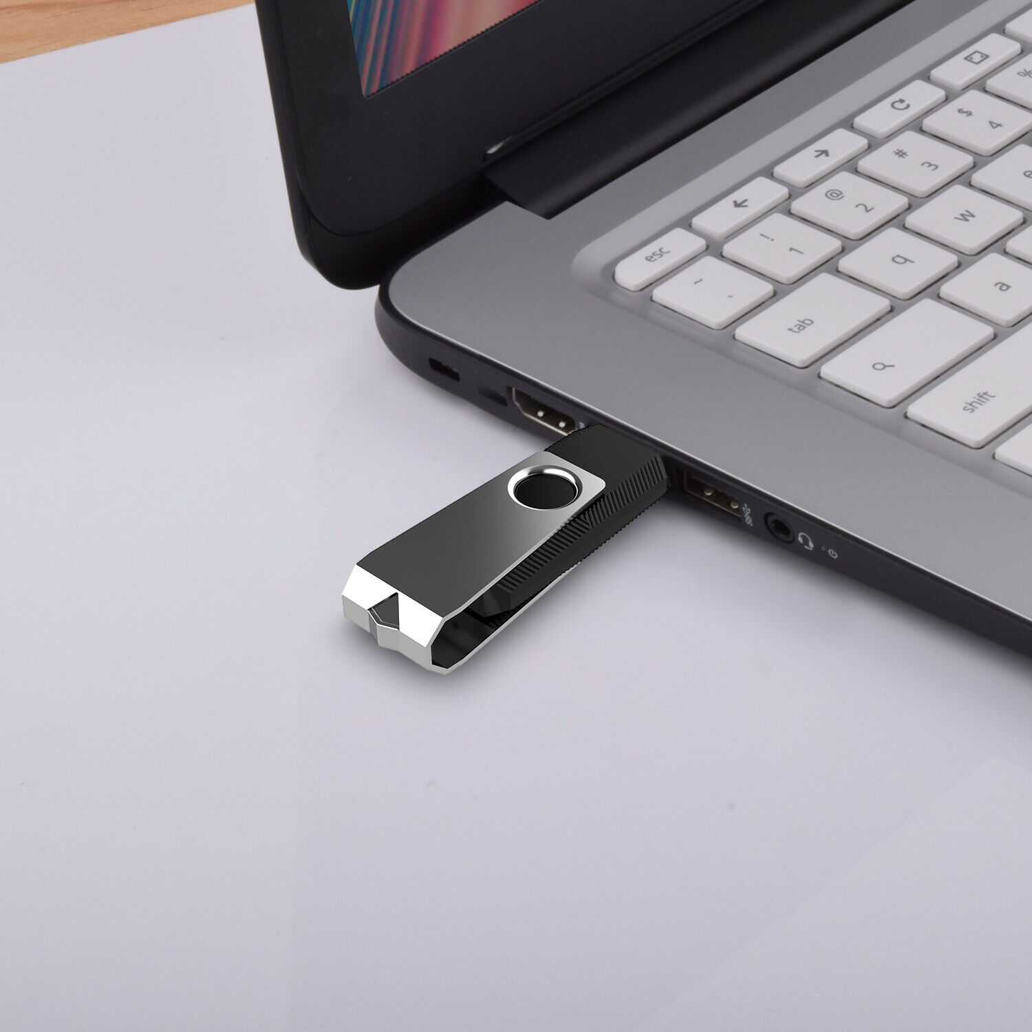 Kootion 32 GB USB Flash Drive Metal Rotating Memory Pen Thumb Jump Storage Sticks U Disk