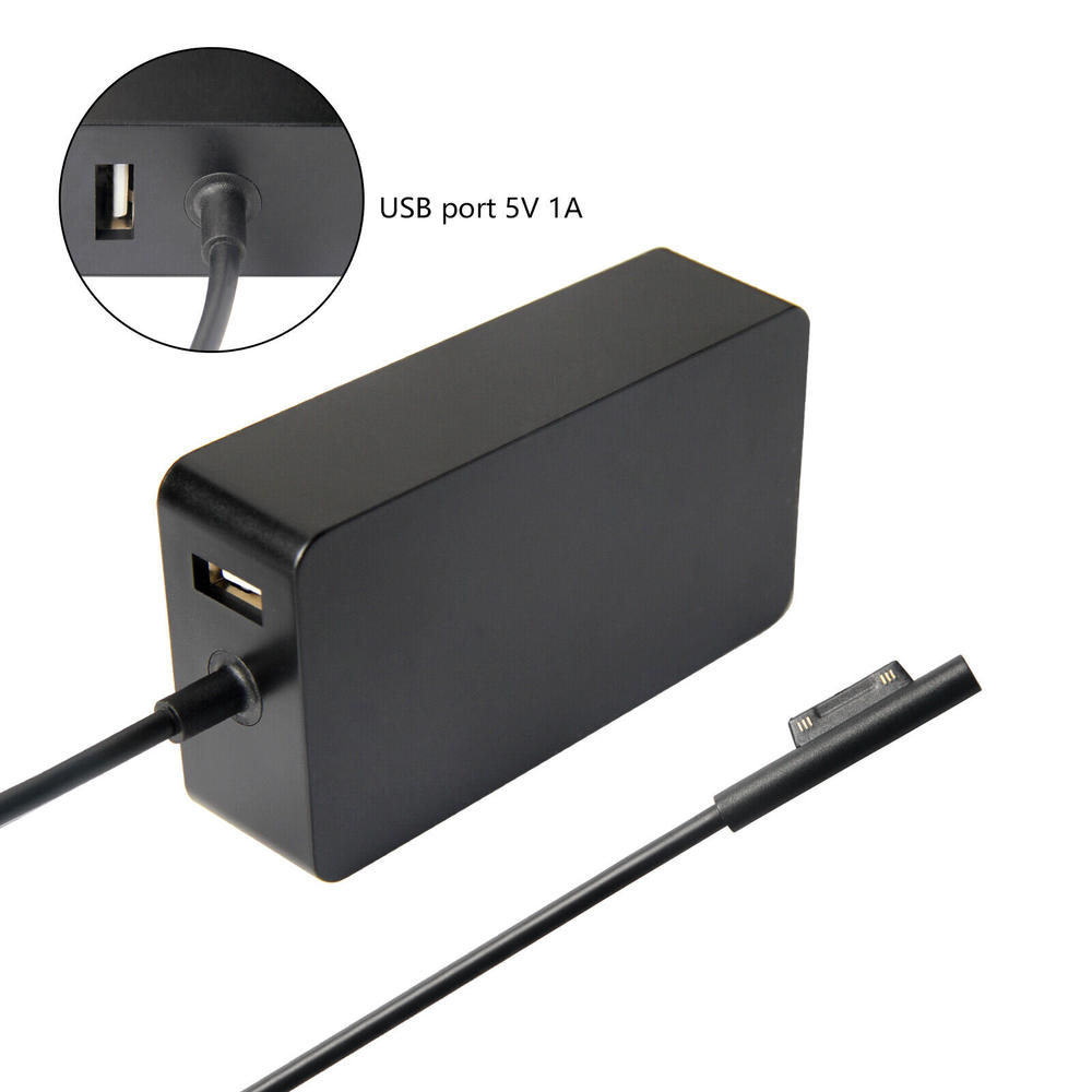 thinkstar For Microsoft Surface Pro Book 1 2 3 4 5 6 7 X 65W Adapter Charger 1706 1800