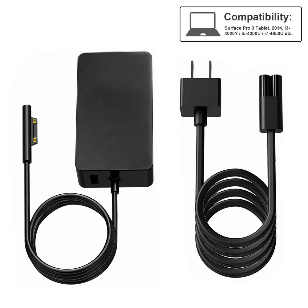thinkstar 65W Power Supply Charger For Microsoft Windows Surface Pro 7 6 5 4 3 1706 1800
