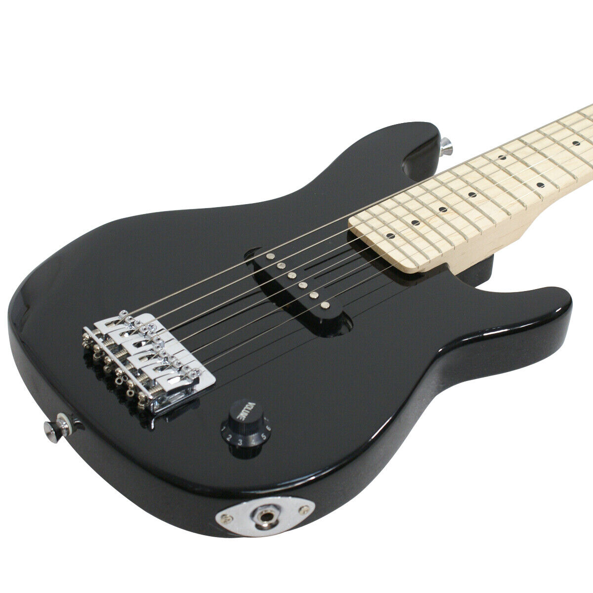thinkstar Kids 30" Beginner Guitar With Amp Case Electric Guitar Accessories Pack Black