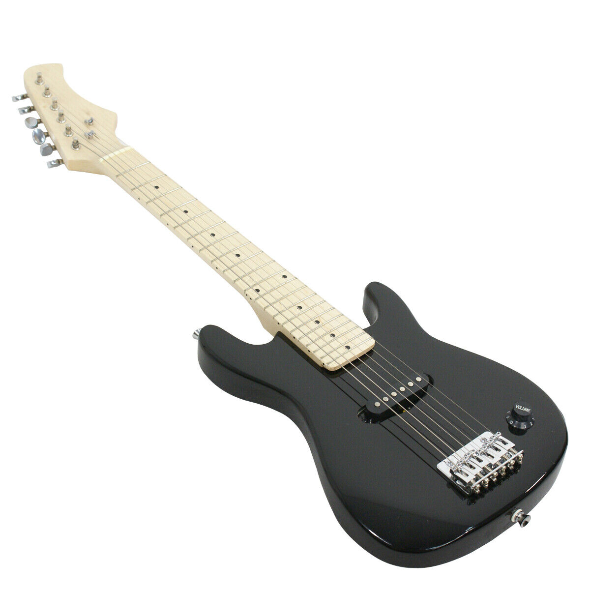 thinkstar Kids 30" Beginner Guitar With Amp Case Electric Guitar Accessories Pack Black