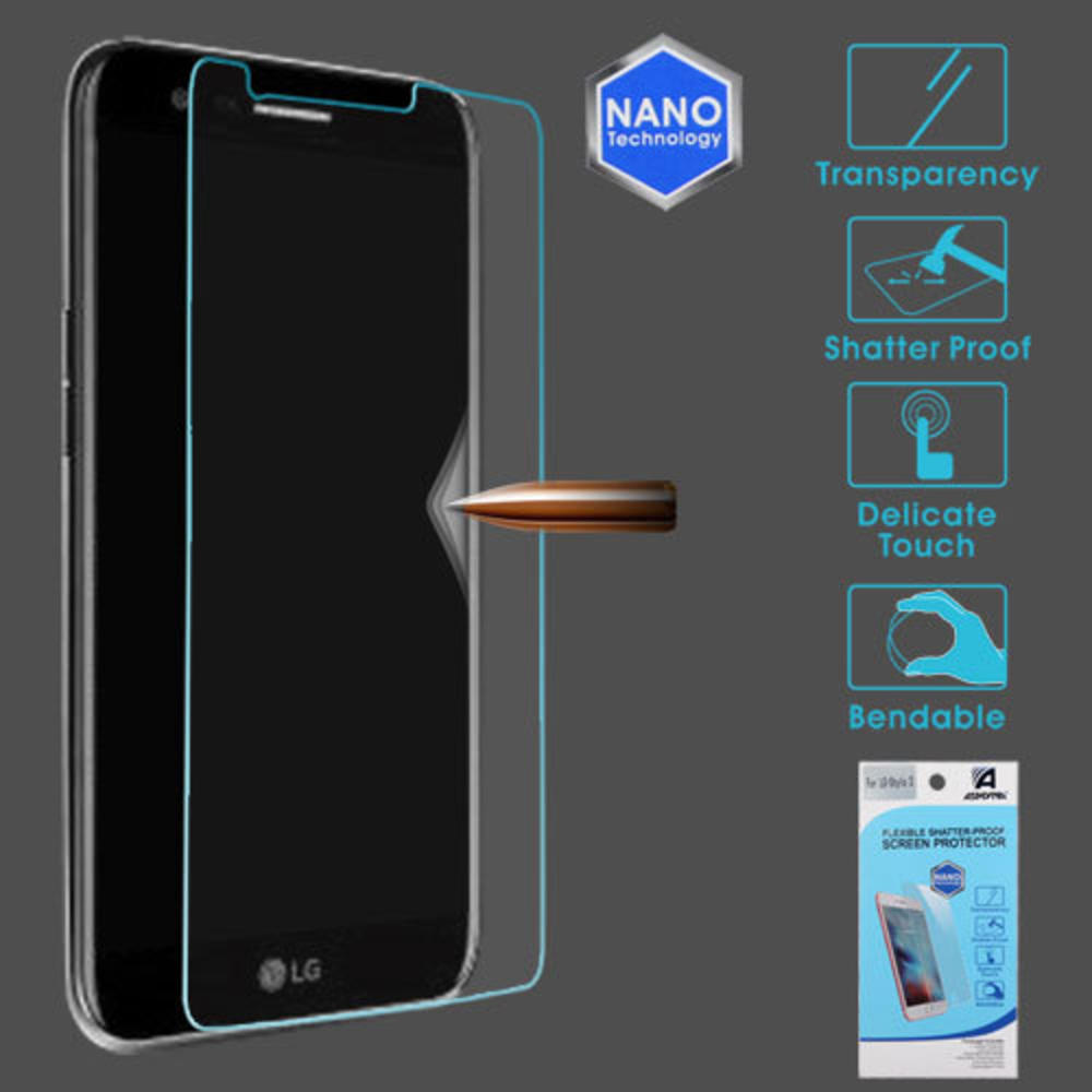 mybat SHATTER-PROOF NANO COATING SCREEN PROTECTOR FOR LG STYLO 3 LS777 ...