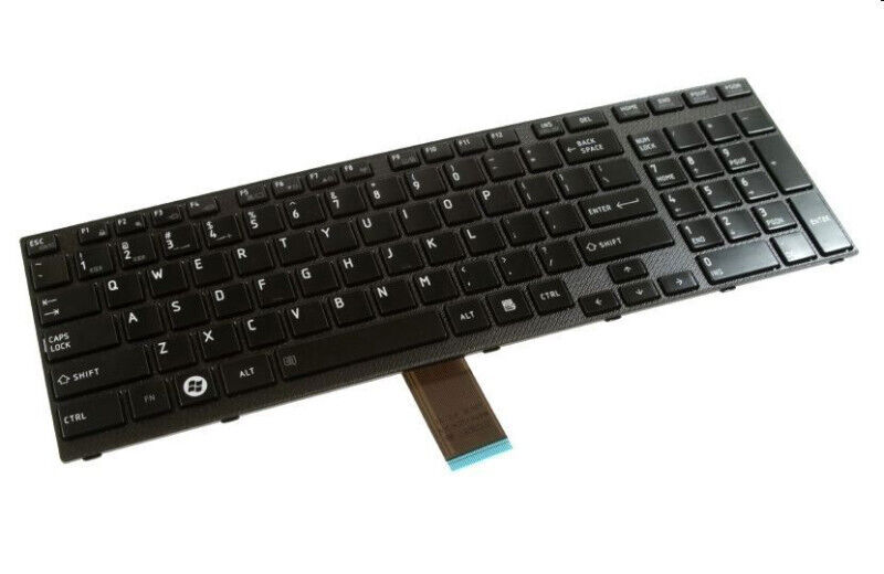 Toshiba K000101550 - Keyboard, US, Black For Satellite A665