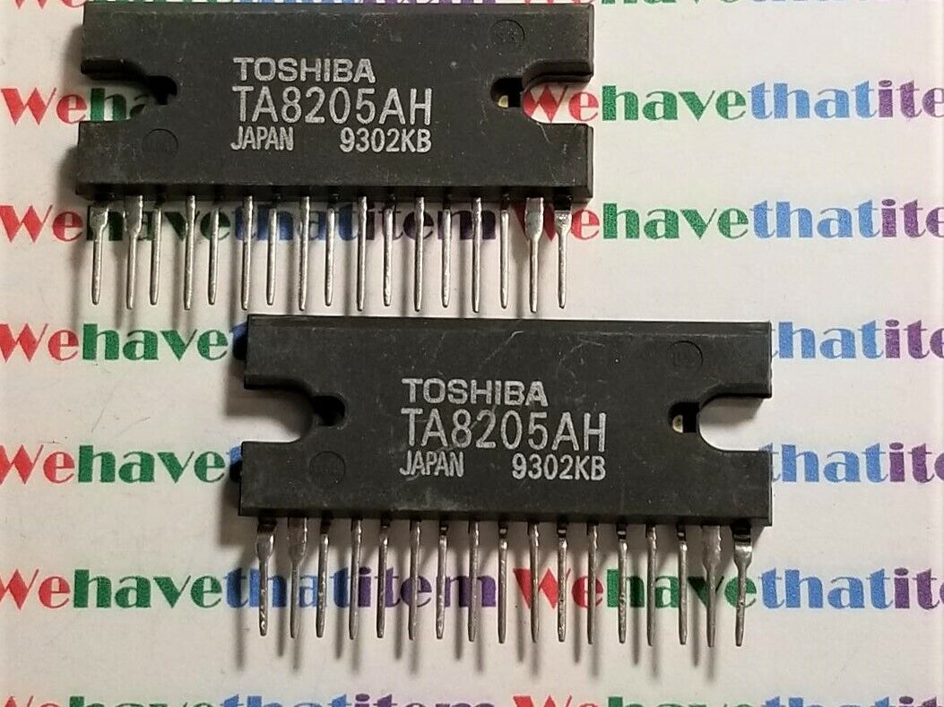 Toshiba TA8205AH / IC / SIP / 2 PIECES  (qzty)