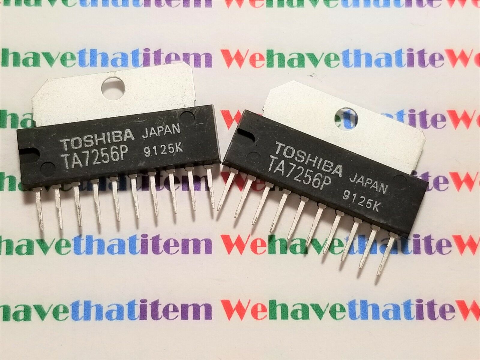 Toshiba TA7256P / IC / SIP / 2 PIECES (qzty)