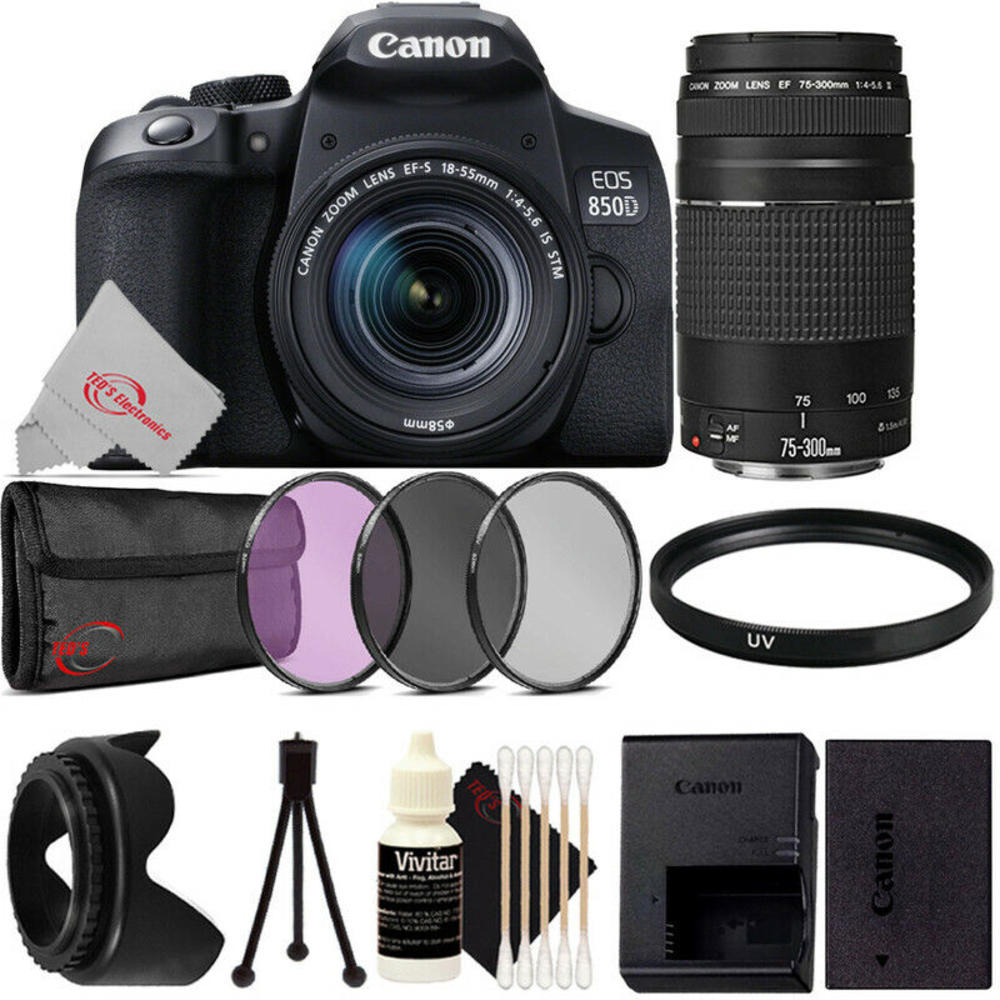Canon EOS 850D / Rebel T8i DSLR Camera with Essential Accessory Kit
