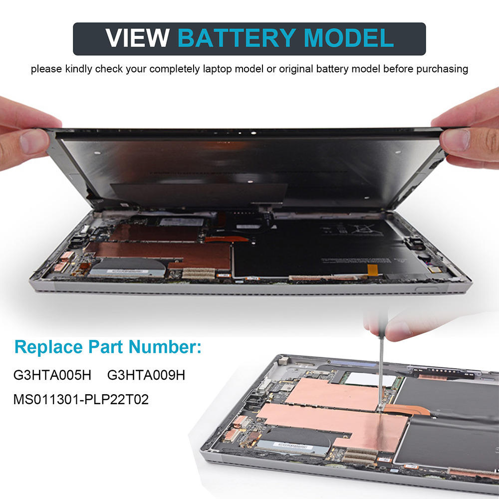 thinkstar New Battery For Microsoft Surface Pro 3 Pro3 Model 1631 G3Hta005H 5547Mah 7.6V