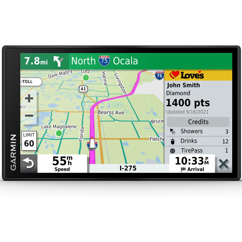 Garmin dezl OTR710 7" GPS Truck Navigator with 2 Year Extended 