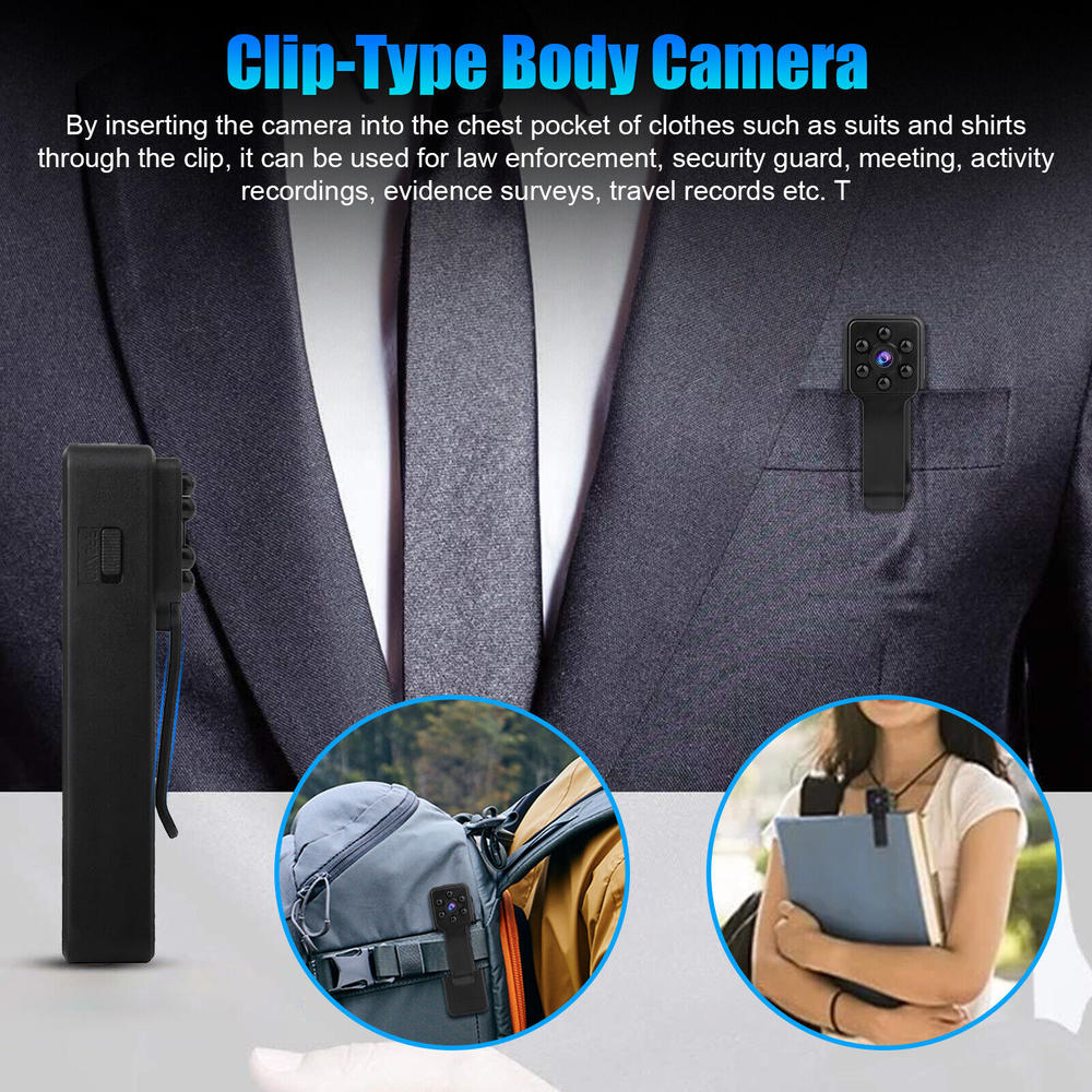 EEEKit HD 1080P Camcorder Mini Body Hidden Camera Pocket Video DVR IR Night Cam 6-Hour