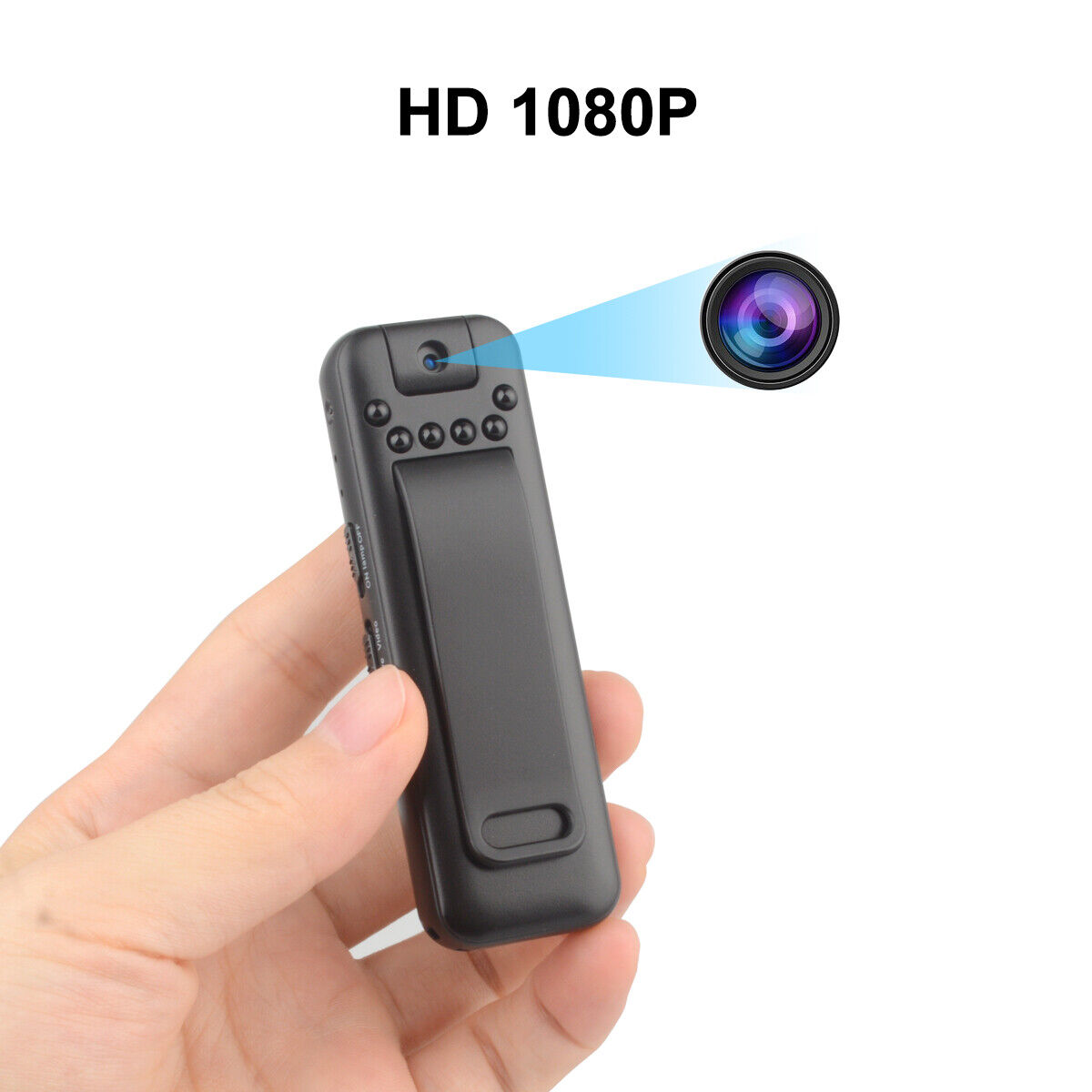 thinkstar 1080P Hd Hidden Camera Video Dvr Ir Night Camcorder Mini Police Body Spy Camera