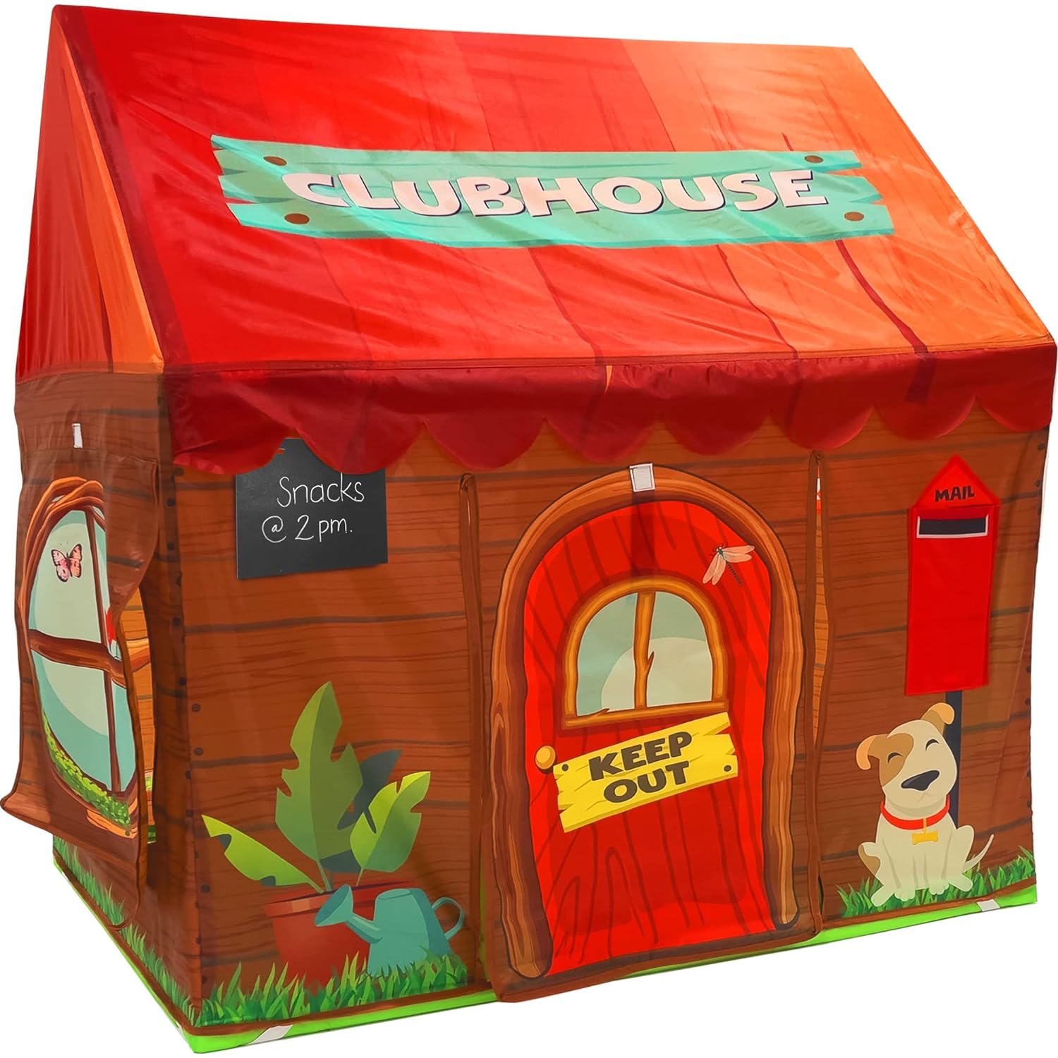 thinkstar Clubhouse Indoor Play Tent Playhouse For Kids Boys And Girls Toddler Pretend House Fort