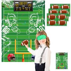 thinkstar Pin The Football Game For Kids Football Party Games Activities With 48 Pcs Football Stickers For Football Party Decoration?